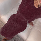 Women Dresses Summer Sexy round Neck Slim Fit Long Dress
