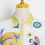 Women Dresses Spring Dress Single-Breasted Dress (Qymy0409)