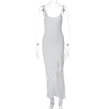 Women Dresses Sleeveless Split Dress