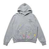 Gallery Dept Hoodie Paint-Splashing Style Graffiti Painted Sweater