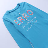 Women Tops Spring Slim-Fitting T-shirt Long Sleeve Leisure Button Top