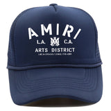 Amiri Hat Alphabet Print Shade Baseball Cap Outdoor Cap