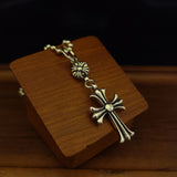 Chrome Hearts Necklace Vintage Cross Necklace Same for Men and Women
