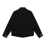 Women Jacket Zipper Pocket Mechanical Style Coat