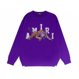 Amiri Long Sleeve Shirt Fashion Brand Long Sleeve Long-Sleeved T-shirt Blouse