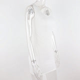 Women Dresses Spring and Summer Dress Hollow Backless (Bla0420)