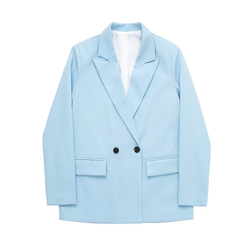 Women Suits Autumn Suit Double Breasted Casual Ol Career Women's Suit Jackets