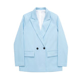 Women Suits Autumn Suit Double Breasted Casual Ol Career Women's Suit Jackets