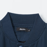 Women Jacket Letter Affixed Cloth Embroidered Baseball Uniform Jacket Loose Stand Collar Long Sleeve Jacket