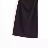 Women Dresses Summer Square Neck Sheath Slim Strap Dress (Xds0414)