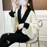 Women Knitwear Spring and Autumn Loose Knitted Cardigan