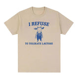 Tolerate Lactose Funny Meme Tee Shirt Men Women Fashion