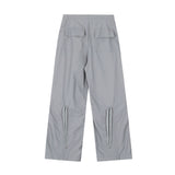 Men Sweatpants Sports Casual Straight Trousers Men's Loose Wide Leg Pants