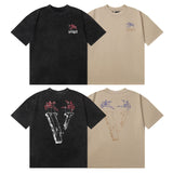 Vlone T Shirt Spring Summer Crew Neck Pullover Short Sleeve