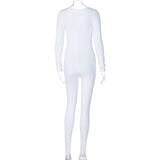 Women Jumpsuit Spring and Autumn Long Sleeve Slim Fit Hip Raise Jumpsuit