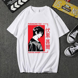 2024New Anime Fushiguro Toji Pattern Printed T-shirt Women