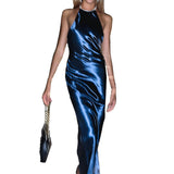 Women Dresses Backless Sling Dress Sexy Hip Skirt