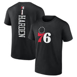 NBA T-Shirts NBA Basketball T-Shirt 76ers Harden Embiid Jersey Short Sleeve