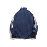 Unisex Jacket Vintage Sports Top Men's and Women's Coats Loose Casual Stand-up Collar Jacket