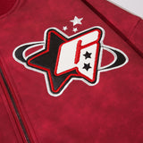 Men Jacket Coat Ins Embroidered Letter Baseball Uniform Jacket Men Autumn and Winter Loose