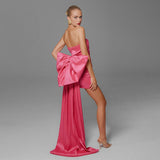 Women Dresses Sexy Sheath Dress Bow (Zns0409)