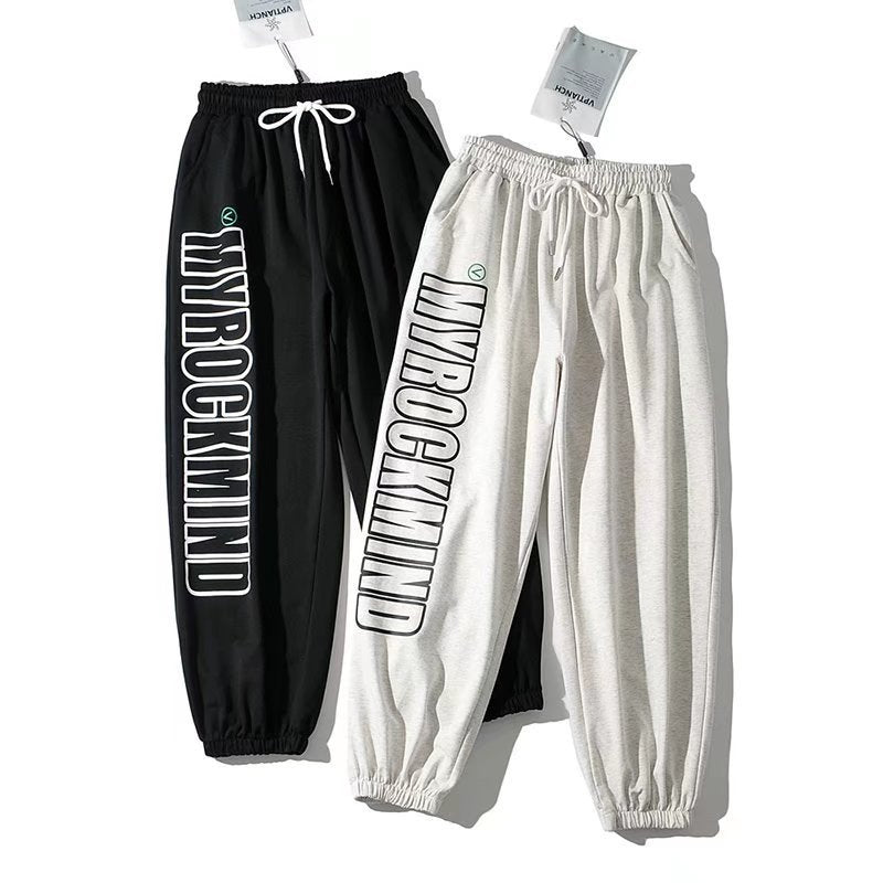 Women Sweatpants Loose-Fit Tappered Trousers Casual Sweatpants