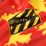 Denim Tears T Shirts Flame Wood Cotton Printed Loose Short Sleeve T-shirt