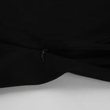 Women Dress Elegant Retro Black Dress Skinny Hip Skirt