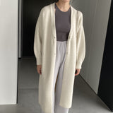 Women Cardigan Sweater Autumn Sweater Coat Loose Button Women's Clothing Z831