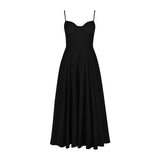 Women Dresses Sexy Slim Fit Backless Suspender Dress Princess Dress (Lbk0409)