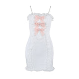 Women Dresses Lace Package Hip Skirt Autumn and Winter Short Skirt (Csm202403)