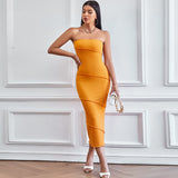 Women Dress Spring and Summer Sexy Hip Skirt Beach Dress