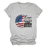 Home of the free Short Sleeve Women's Fashion T-Shirts