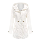 Women Trench Coat Anorak Women Spring and Autumn Coat Loose