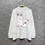 Amiri Long-Sleeve Shirt Creative Bunny Printed Casual Long-Sleeve Shirt