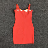Women's Evening Dress Button Suspender Skirt Sheath Dress Skirt