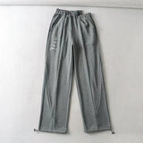 Women Sweatpants Reflective Letter Sports Pants Sweatpants Loose Casual Harem Pants