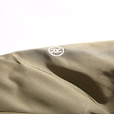 Unisex Winter Cotton Coat Pocket Decorative Hooded Cotton-Padded Coat Vintage Loose and Warm Cotton-Padded Coat