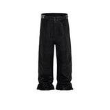 MIJKO Men's Vintage Pants MIJKO Motorcycle Armor Men's and Women's Splicing Jeans