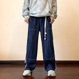 Men Jeans Men's Autumn Loose Spring and Autumn Oversize Straight-Leg Pants