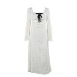 Women Dresses Lace Dress Autumn Winter Long Dress