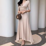 Women Dresses V-neck Dress