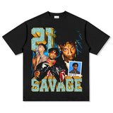 Asap Rocky T Shirts Travis Scott Short Sleeve Eminem ASAP TentacionT-Shirt