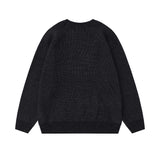 Unisex Sweater Autumn Affixed Cloth Embroidered