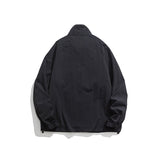 Unisex Jacket Vintage Stand Collar Sports Jacket Spring and Autumn Coat