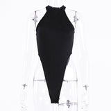 Women Jumpsuit Summer Sexy Slim Sleeveless round Neck Jumpsuit