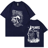Rock Band The Exploited Retro Graphic Tee Shirt Punks