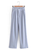 Women Sweatpants Casual Wide Leg Pants Suit Pants Baggy Straight Trousers