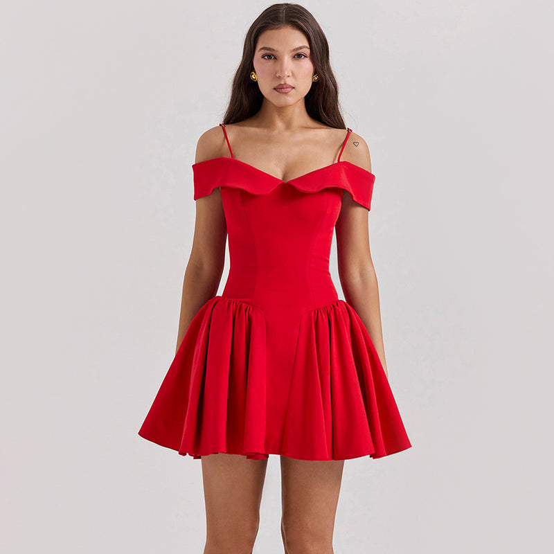 Women Dresses Spring Sexy Sling Dress (Lbk0409)