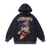 Men Hoodie Cartoon Hooded Sweatshirt Men and Women